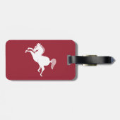 Rennend paard bagagelabel (Achterkant horizontaal)