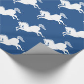 Rennend paard cadeaupapier (Hoek)