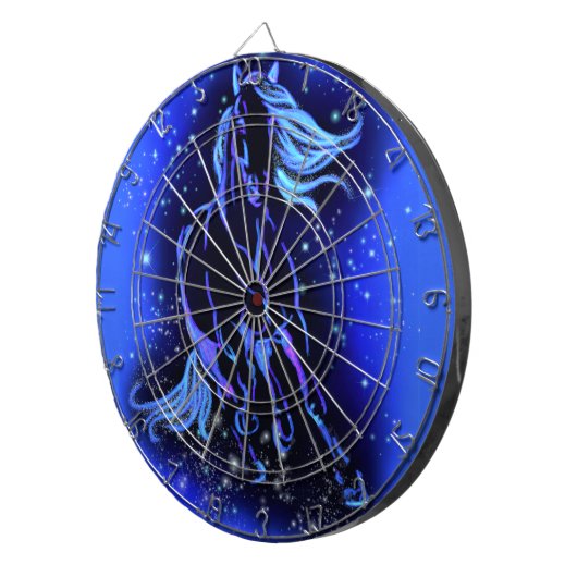 rennend paard dartbord (Voorkant Rechts)