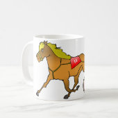Rennend Paard En Buggy Mok (Voorkant links)