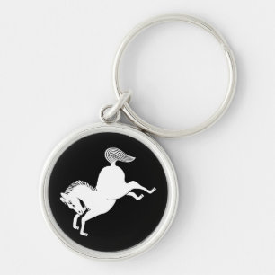 Rennend paard sleutelhanger