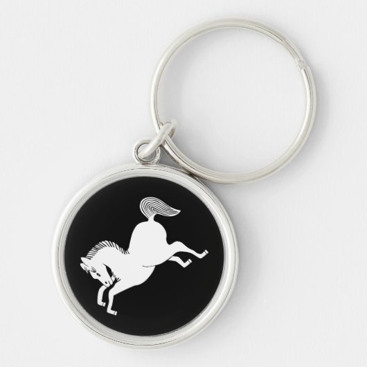 Rennend paard sleutelhanger (Voorkant)