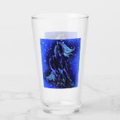 rennend paardenglas glas (Achterkant)