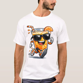 Rennend Sinaasappelsap T-shirt