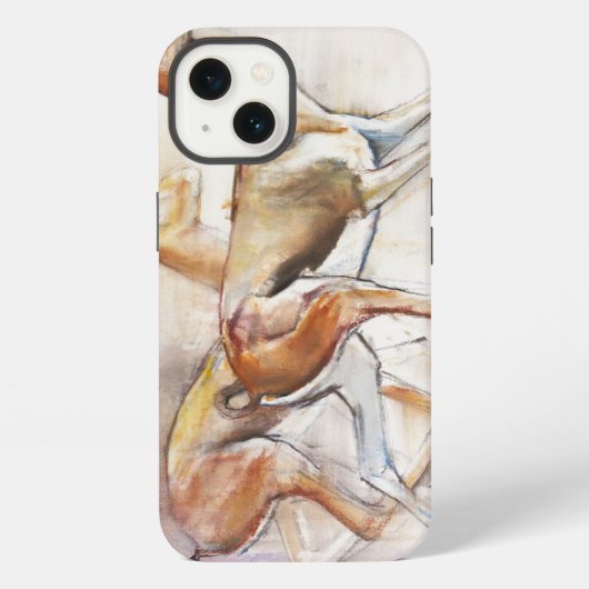 Rennende Arabische Gazellen 2010 iPhone Hoesje (Achterkant)