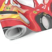 Rennende Auto's Wegrace Cadeaupapier (Rol Hoek)