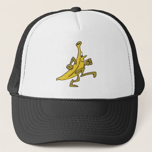 rennende banaan trucker pet (Voorkant)