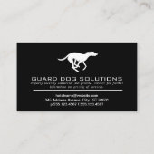 Rennende Hond | Dieren Trainer Visitekaartje (Achterkant)