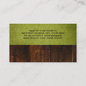 Rennende Hond | Turf Wood Visitekaartje (Achterkant)