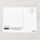 Rennende jachten en stoomschepen briefkaart (Achterkant)