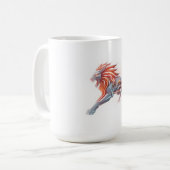 Rennende Leeuw Koffiemok (Voorkant links)