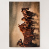 Rennende paarden legpuzzel (Verticaal)