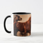 Rennende paarden mok (Links)