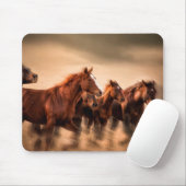 Rennende paarden muismat (Met muis)