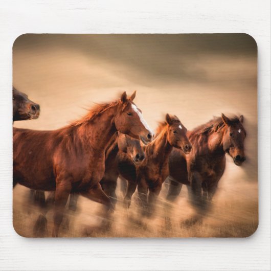 Rennende paarden muismat (Voorkant)