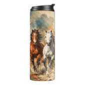 Rennende Paarden Thermosbeker (Gedraaid links)