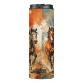 Rennende Paarden Thermosbeker (Achterkant)