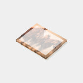 Rennende paarden, vage contouren en wapperende man post-it® notes (Schuin)