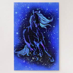rennende paardenpuzzel legpuzzel
