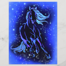 rennende paardenvliegers flyer