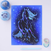 rennende paardenvliegers flyer (Enkel)