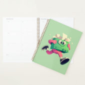 Rennende printer met vliegende papieren – Tech hum Planner (Display)