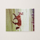 rennende rode vos foto legpuzzel (Horizontaal)
