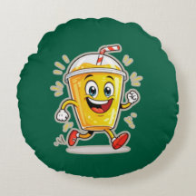 **Rennende sapbeker Cartoon – Leuke drank op straa
