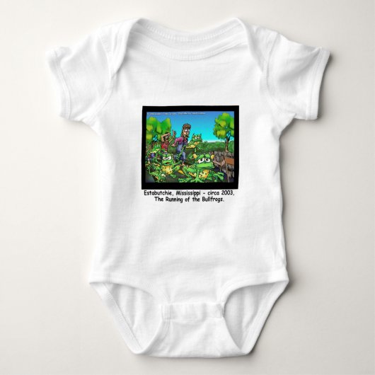 Rennende Stierkikkers Grappige Cadeaus/Verzamelobj Romper (Voorkant)