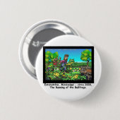 Rennende Stierkikkers Grappige Cadeaus/Verzamelobj Ronde Button 5,7 Cm (Voorkant /achterkant)