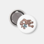 Rennende weerwolf magneet (Voorkant / Achterkant)
