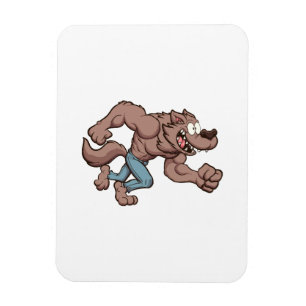 Rennende weerwolf magneet