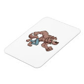 Rennende weerwolf magneet (Linkerzijde)