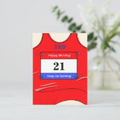 Renner Rood Briefkaart (Staand voorkant)