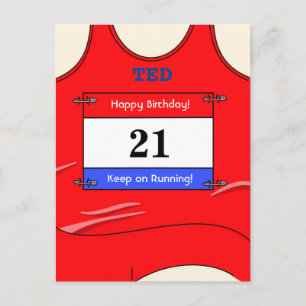 Renner Rood Briefkaart