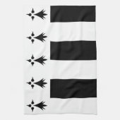 rennes city vlag frankrijk brittany regio symbool theedoek (Verticaal)