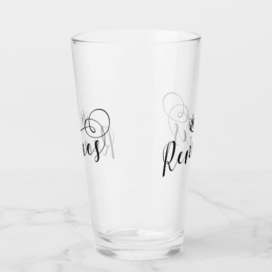 Rennes Flag in Heart, Roazhon Brittany Glas (Links)