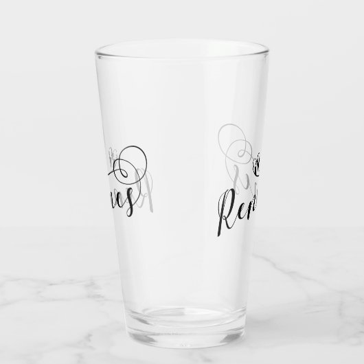 Rennes Flag in Heart, Roazhon Brittany Glas (Rechts)