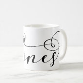 Rennes Flag in Heart, Roazhon Brittany Koffiemok (Voorkant rechts)