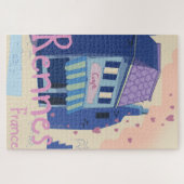 Rennes France  cartoon Legpuzzel (Horizontaal)
