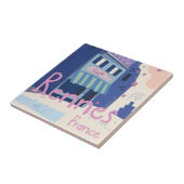 Rennes France  cartoon Tegeltje (Zijkant)