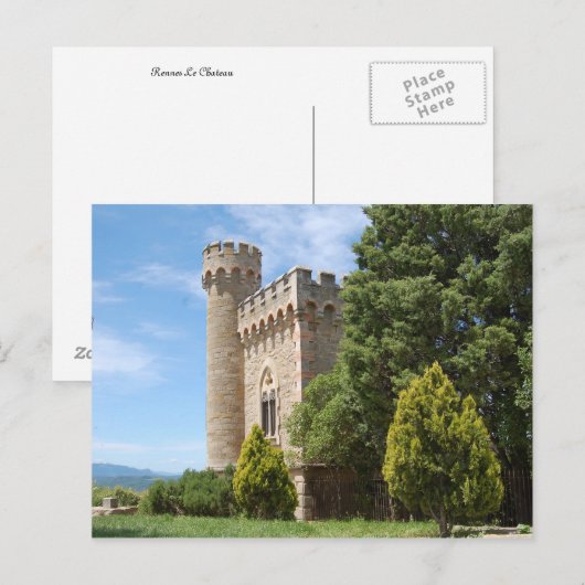 Rennes Le Chateau Briefkaart (Voorkant / Achterkant)