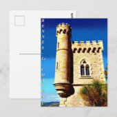 Rennes le Chateau Tour Magdala poster Briefkaart (Voorkant / Achterkant)