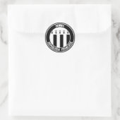Rennes Round Emblem Ronde Sticker (Tas)