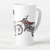 Rennfiets Kunst Latte Mok (Rechterhoek)