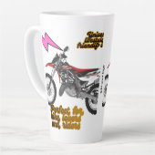 Rennfiets Kunst Latte Mok (Linkerhoek)
