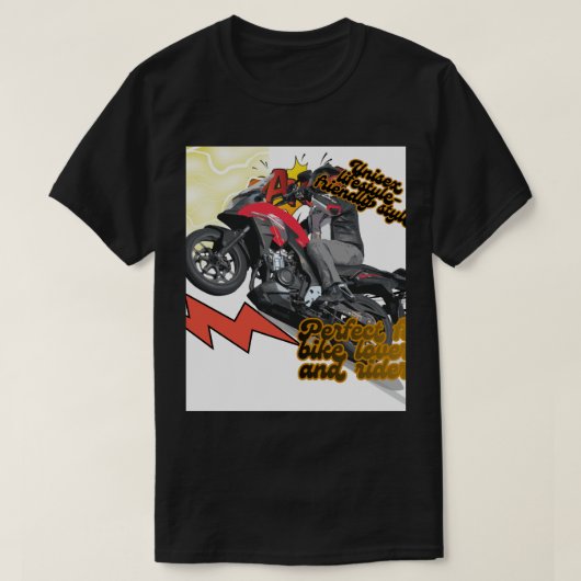 Rennfiets T-shirt (Design voorkant)