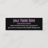 Rennie Mac Persoonlijk Contact Kaart Contactkaartje (Voorkant)