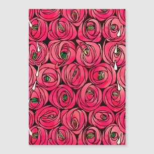 Rennie Mackintosh Roos Art Nouveau Bloemmotief