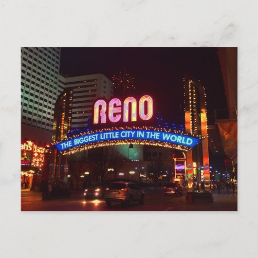 Reno Arch Sign #1 Briefkaart (Voorkant)